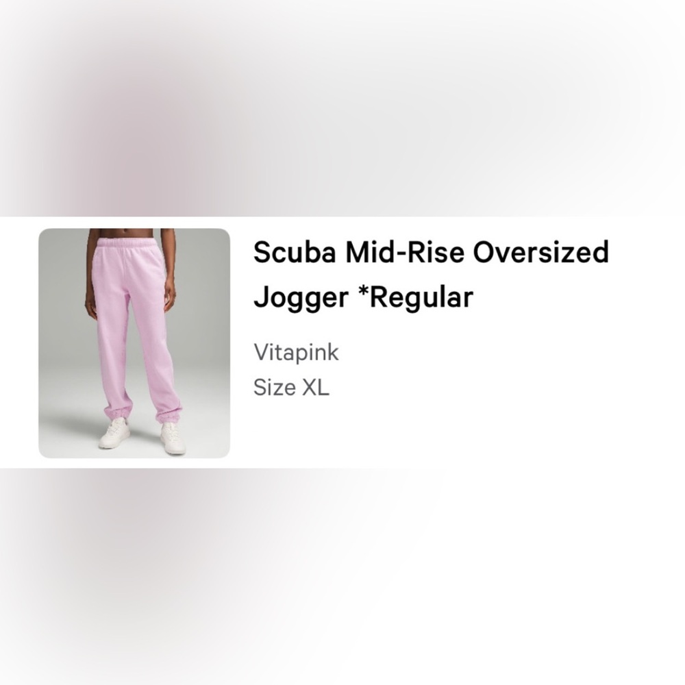 scuba oversized joggers
